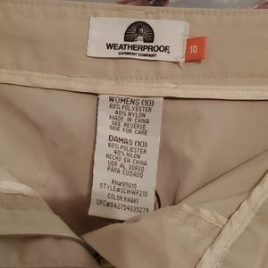 Weatherproof garment company woman's shorts size 1